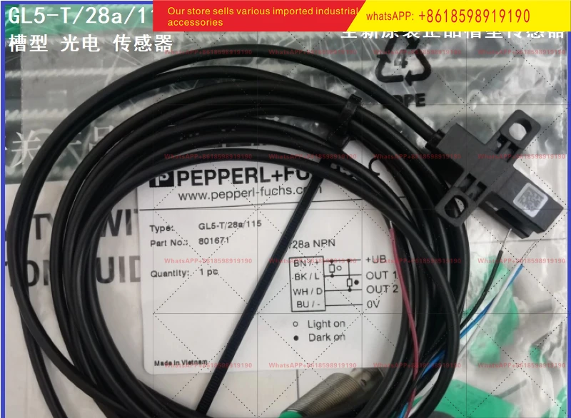 Фотоэлектрический датчик слота GL5 T 28A 115
Фотоэлектрический датчик слота GL5 T 28A 115