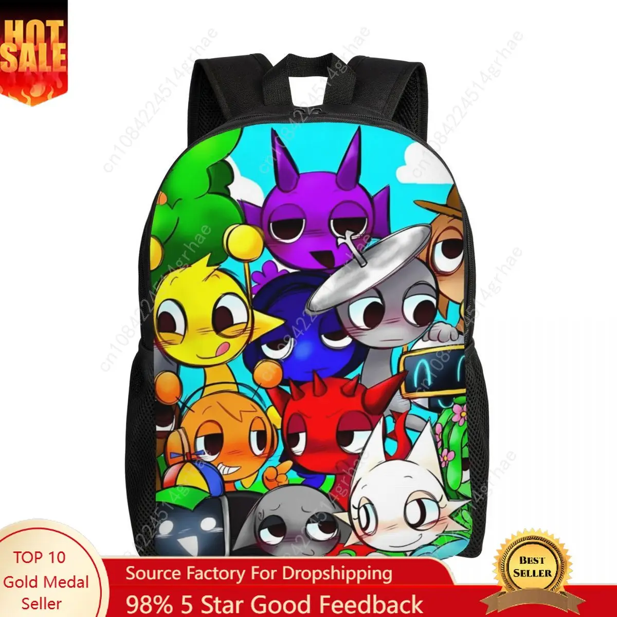 Kid's Gaming Sprunki Cartoon Backpack Preschool Kindergarten School Bags for Boys and Girls
Kid's Gaming Sprunki Cartoon Backpack Preschool Kindergarten School Bags for Boys and Girls
