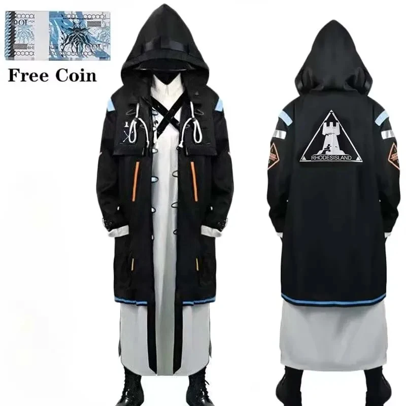 ❤2026❤ Doctor Cosplay Costume Halloween Rhodes Island Doctor Dardblue Outfits Full Set with Pants Mask Gloves Lungmen Coins❤
❤2026❤ Doctor Cosplay Costume Halloween Rhodes Island Doctor Dardblue Outfits Full Set with Pants Mask Gloves Lungmen Coins❤