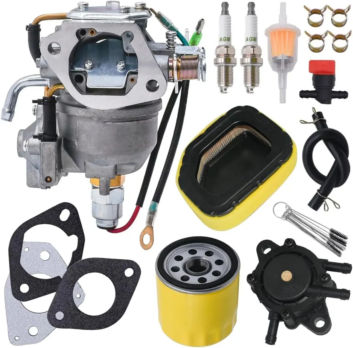 Carburetor Fit for Cub Cadet LT1050 SLT1554 GT1554 Lawn Tractor 24 853 102-S 24 853 90-S with Air Oil Filter Fuel Pump
Carburetor Fit for Cub Cadet LT1050 SLT1554 GT1554 Lawn Tractor 24 853 102-S 24 853 90-S with Air Oil Filter Fuel Pump