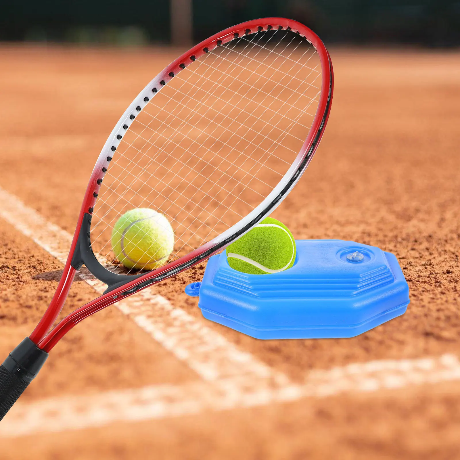 1Set Tennis Training Kit for and Beginners Rebound Practice Equipment with Ball Durable Safe Portable
1Set Tennis Training Kit for and Beginners Rebound Practice Equipment with Ball Durable Safe Portable