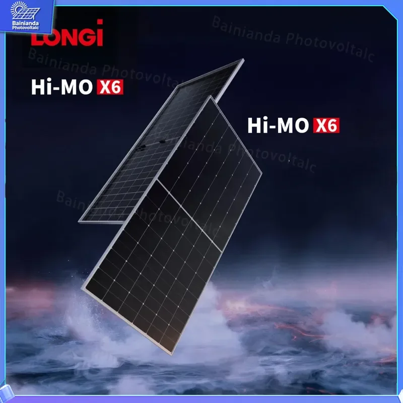 LONGi Hi-MO X6 Monocrystalline Solar Panel 590W 600W PV Module High Efficiency Photovoltaic Panel for Residential Commercial
LONGi Hi-MO X6 Monocrystalline Solar Panel 590W 600W PV Module High Efficiency Photovoltaic Panel for Residential Commercial