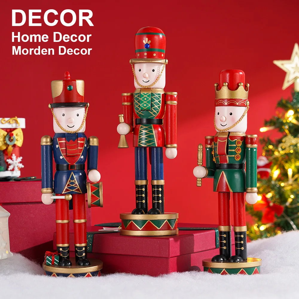 30CM 1PCS Painted vintage Christmas Nutcracker Christmas elements Home decoration Living room tabletop puppet figure adornment
30CM 1PCS Painted vintage Christmas Nutcracker Christmas elements Home decoration Living room tabletop puppet figure adornment
