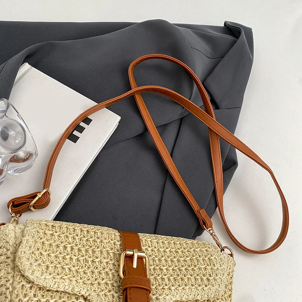 Women Straw Tote Bag Summer Woven Messenger Bags Fashion Handmade Paper Rope Simple Adjustable Straps Mobile Phone Bag
Women Straw Tote Bag Summer Woven Messenger Bags Fashion Handmade Paper Rope Simple Adjustable Straps Mobile Phone Bag