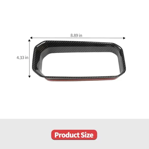 Front Interior Carbon Fiber Cup Holder Trim For Jeep Compass 2021–2024 Single Piece
Front Interior Carbon Fiber Cup Holder Trim For Jeep Compass 2021–2024 Single Piece
