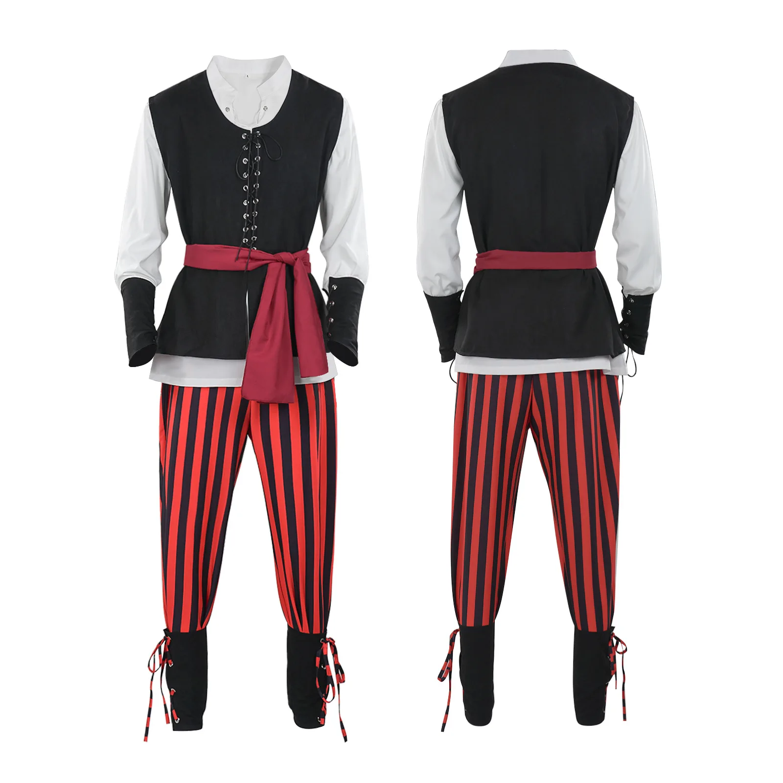Halloween Pirate Costume Captain Jack Sparrow Costume Set Halloween Costume Dress-up Outfit
Halloween Pirate Costume Captain Jack Sparrow Costume Set Halloween Costume Dress-up Outfit
