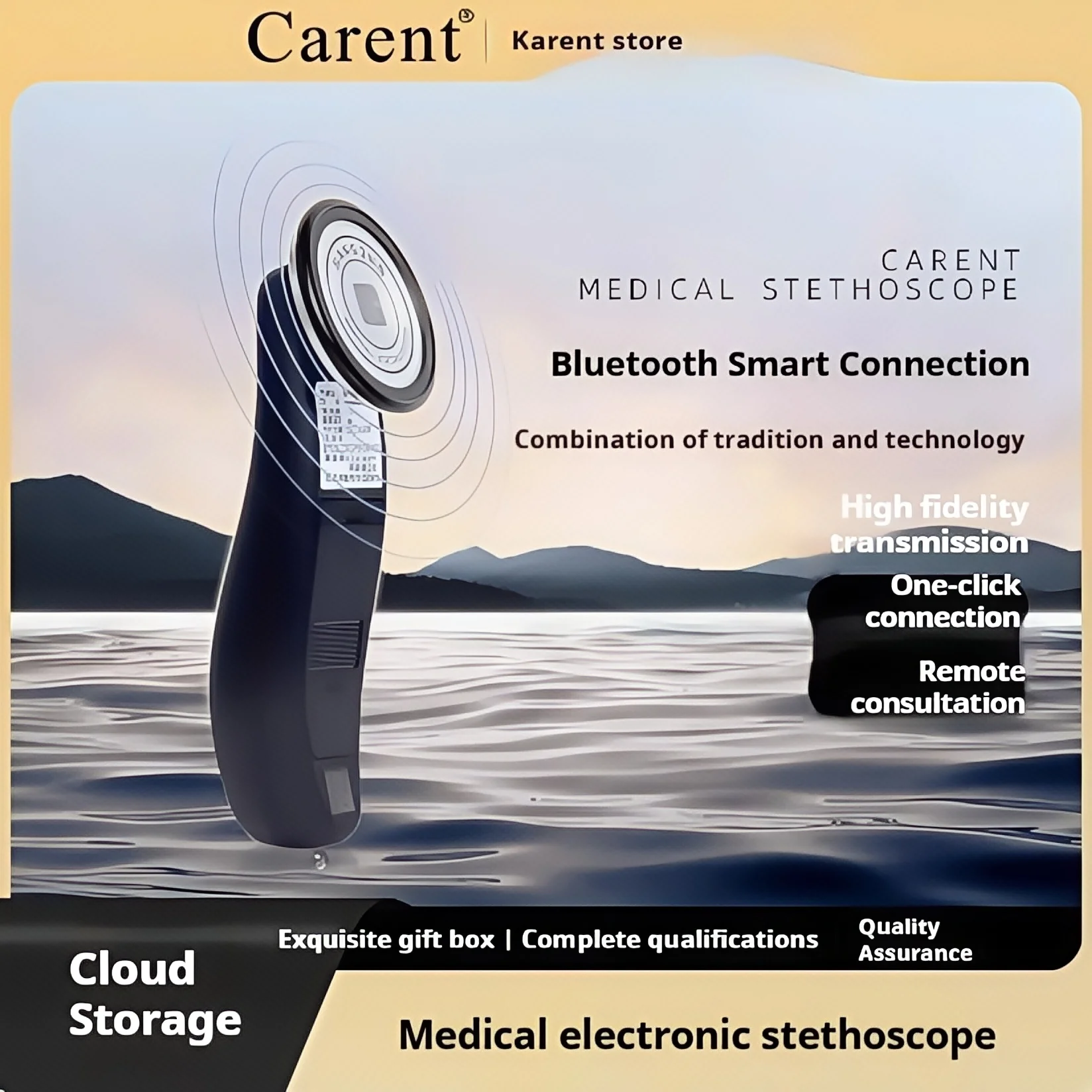 Digital Medical Bluetooth 5.0 Electronic Stethoscope Magnification App Recordable Stethoscope For Doctors Nurses Health Care
Digital Medical Bluetooth 5.0 Electronic Stethoscope Magnification App Recordable Stethoscope For Doctors Nurses Health Care