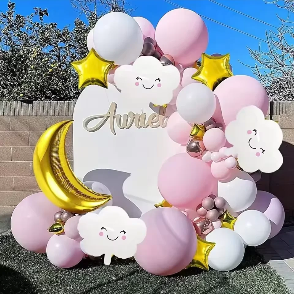 Moon Star Cloud Mylar Balloon Kit for Baby Shower Birthday Wedding Anniversary Engagement Party Ramadan Festival Scene Decoratio
Moon Star Cloud Mylar Balloon Kit for Baby Shower Birthday Wedding Anniversary Engagement Party Ramadan Festival Scene Decoratio