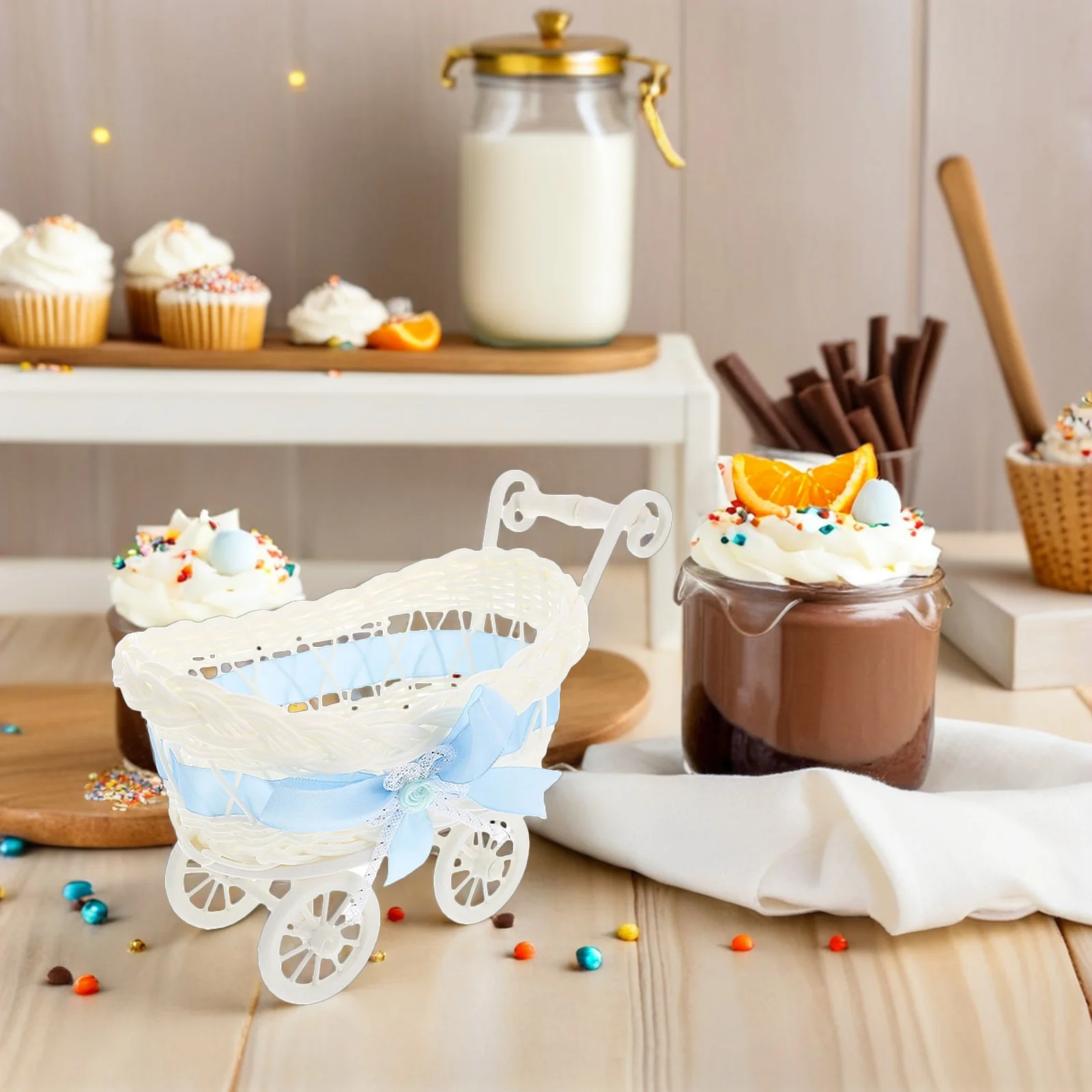 2pcs Woven Storage Basket For Candy Snack Sundries Cart Shape Home Decor Party Favors Wedding Baby Shower Gift Organizer
2pcs Woven Storage Basket For Candy Snack Sundries Cart Shape Home Decor Party Favors Wedding Baby Shower Gift Organizer