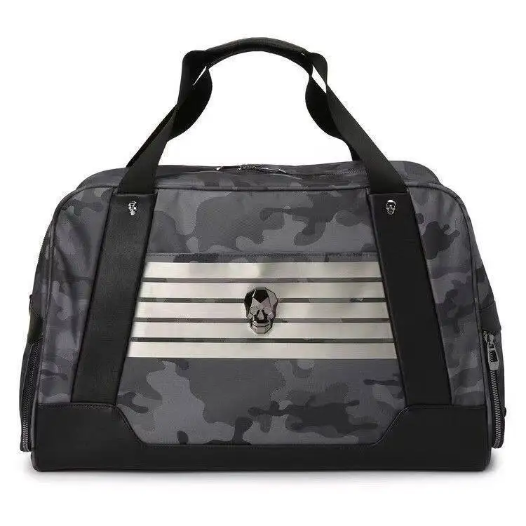 Golf clothing bag portable high-end bag strap storage metal skull camouflage shoulder bag
Golf clothing bag portable high-end bag strap storage metal skull camouflage shoulder bag
