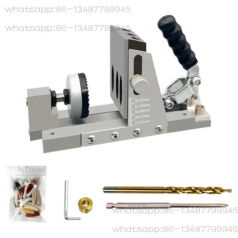 Pocket Hole Jig Kit Woodworking Oblique Hole Locator Drill Bits 15 Degree Angle Drill Guide Set Hole Puncher DIY Carpentry Tools
Pocket Hole Jig Kit Woodworking Oblique Hole Locator Drill Bits 15 Degree Angle Drill Guide Set Hole Puncher DIY Carpentry Tools