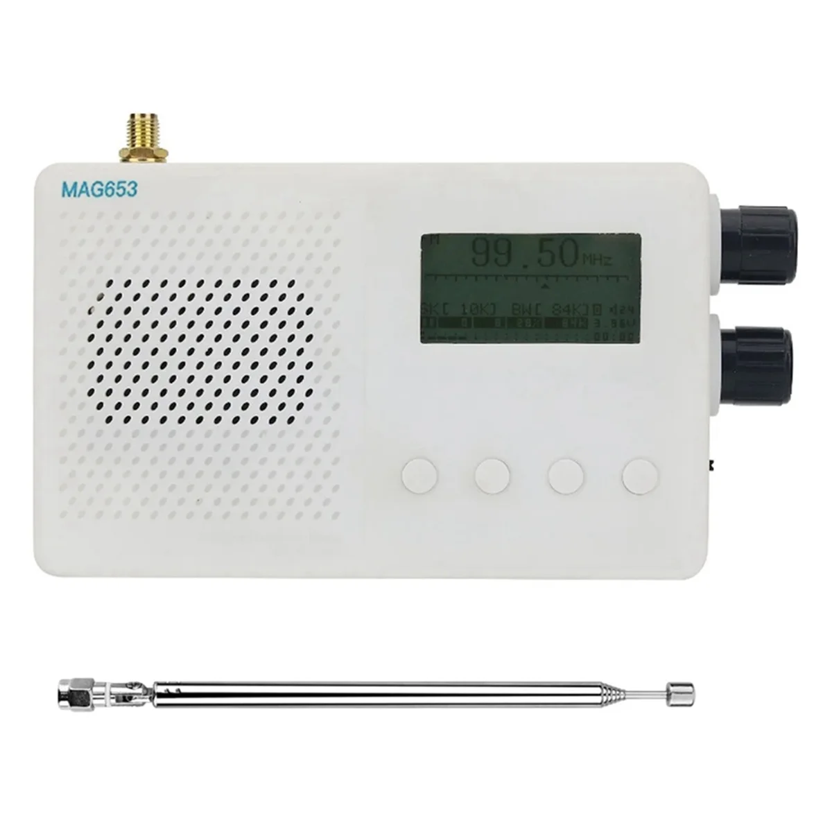 N27R TEF6686 Mini Rechargeable Full Band Radio FM/LW/MW/SW Radio Receiver with 1.8 Inch Screen
N27R TEF6686 Mini Rechargeable Full Band Radio FM/LW/MW/SW Radio Receiver with 1.8 Inch Screen