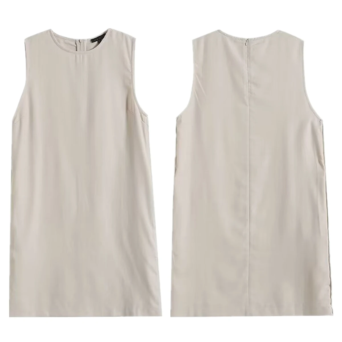 Withered Summer Tank Dress Cotton Linen Dress Women Nordic Minimalist Fashion Commuting Casual Beige Mini Dress
Withered Summer Tank Dress Cotton Linen Dress Women Nordic Minimalist Fashion Commuting Casual Beige Mini Dress