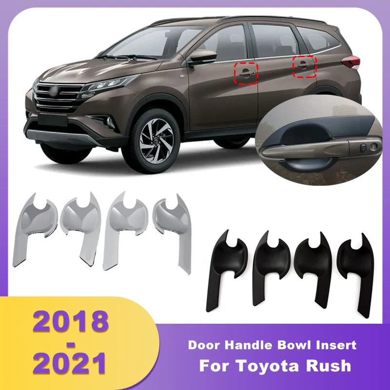 ABS Chrome Door Handle Bowl Insert Cover Exterior Parts For Toyota Rush 2018 2019 2020 2021
ABS Chrome Door Handle Bowl Insert Cover Exterior Parts For Toyota Rush 2018 2019 2020 2021