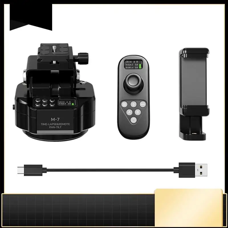 N33R-M7 360-Degree For Panoramic Rotation Time-Lapse Photography Electric Gimbal With Wireless Shutter Remote
N33R-M7 360-Degree For Panoramic Rotation Time-Lapse Photography Electric Gimbal With Wireless Shutter Remote