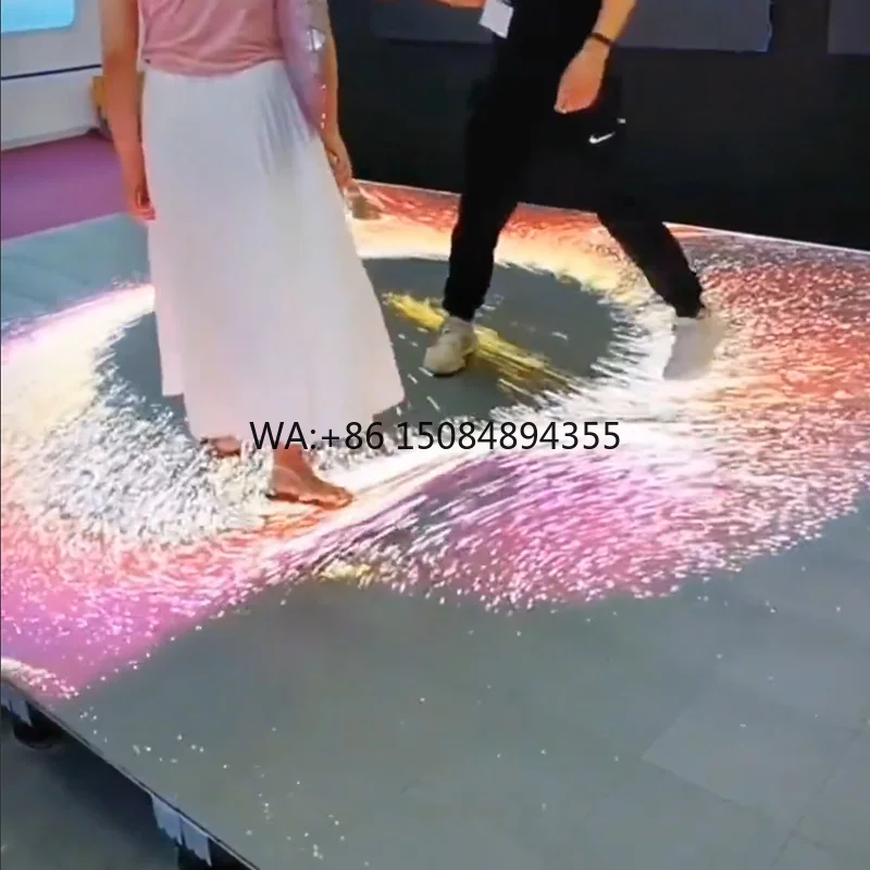 P3.91mm 500x1000mm 1.64x3.28 ft Outdoor Interactive Led Dance Floor Display Screen for Events Germany Shopping Mall Education
P3.91mm 500x1000mm 1.64x3.28 ft Outdoor Interactive Led Dance Floor Display Screen for Events Germany Shopping Mall Education