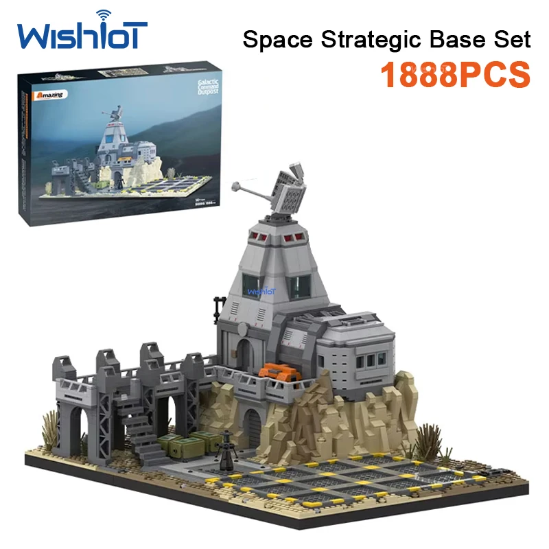 1888pcs Galactic Command Outpost Sci-Fi Space Military Base Futuristic Fortress MOC Building Blocks Bricks Toy Children Gift
1888pcs Galactic Command Outpost Sci-Fi Space Military Base Futuristic Fortress MOC Building Blocks Bricks Toy Children Gift