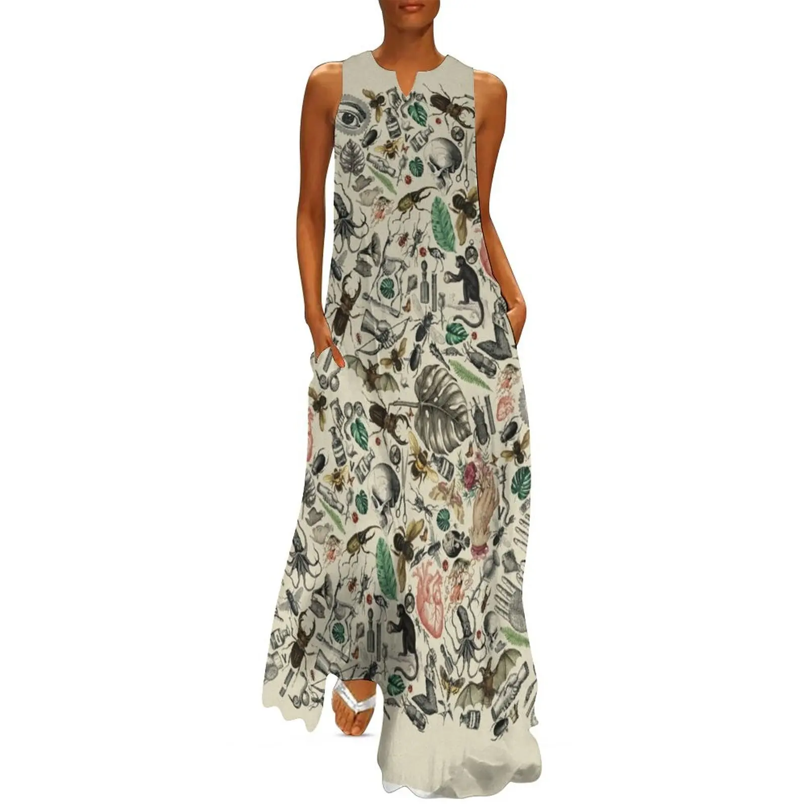 Cute Vintage Bug pattern Long Dress beach dresses elegant party dress for women 2025
Cute Vintage Bug pattern Long Dress beach dresses elegant party dress for women 2025