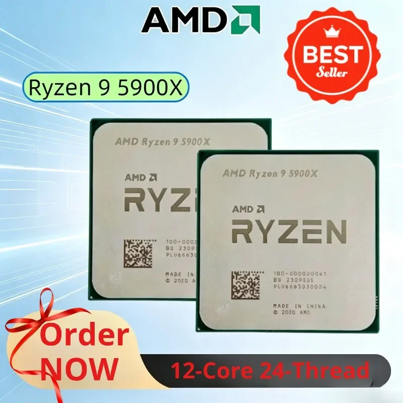 100% Brand New AMD Ryzen 9 5900X R9 5900X 3.7GHz--4.8GHz 12-Core 24-Thread CPU Processor 7NM L2=6MB L3=64M Socket AM4 Hot Sale
100% Brand New AMD Ryzen 9 5900X R9 5900X 3.7GHz--4.8GHz 12-Core 24-Thread CPU Processor 7NM L2=6MB L3=64M Socket AM4 Hot Sale