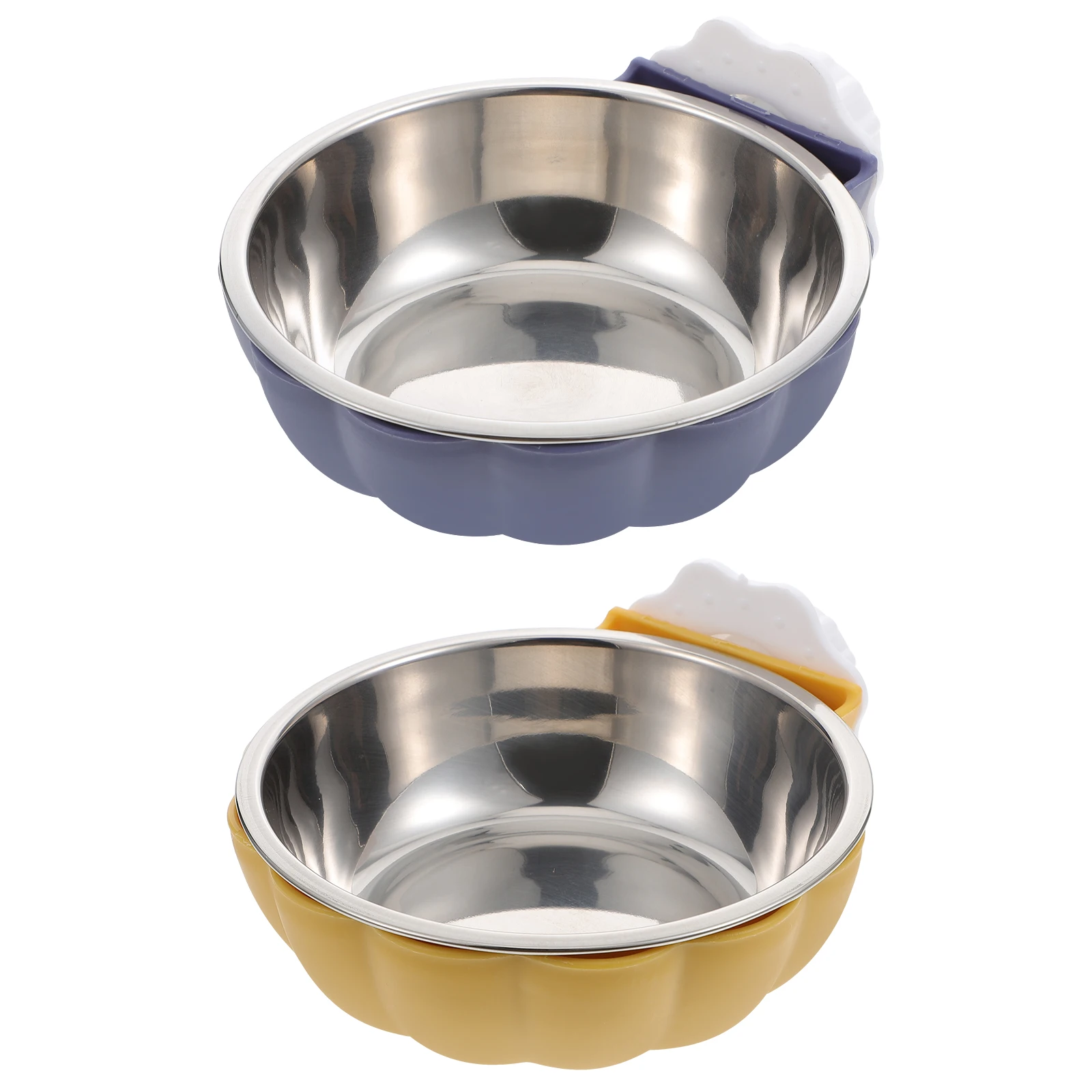 2pcs Hanging Stainless Steel Cat Bowl Non-Slip Elevated Pet Bowls Household Pet Bowl Durable Puppy Blue Yellow
2pcs Hanging Stainless Steel Cat Bowl Non-Slip Elevated Pet Bowls Household Pet Bowl Durable Puppy Blue Yellow