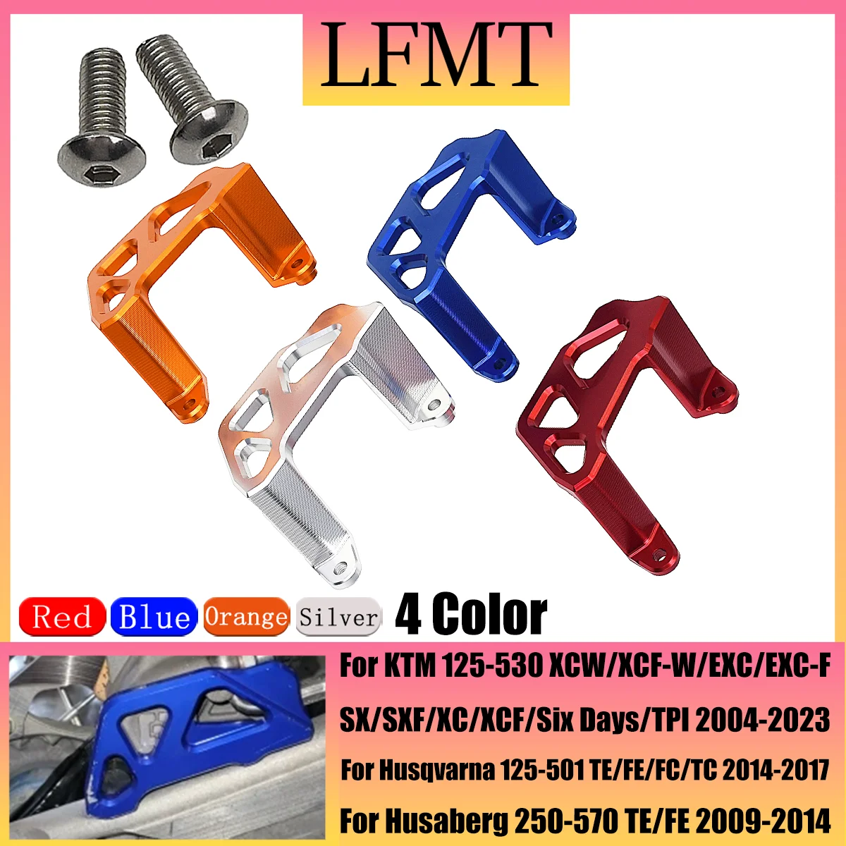 Для KTM SX SXF EXC EXCF 125 250 300 350 450 2004-2023 Защита заднего суппорта с ЧПУ Защитная крышка заднего тормозного диска
Для KTM SX SXF EXC EXCF 125 250 300 350 450 2004-2023 Защита заднего суппорта с ЧПУ Защитная крышка заднего тормозного диска