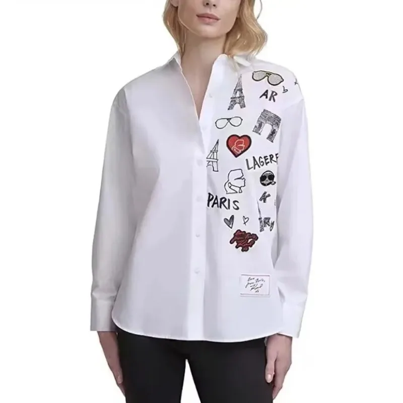 Women's Oversized White Button Down Shirt Casual Long Sleeve Blouse
Women's Oversized White Button Down Shirt Casual Long Sleeve Blouse