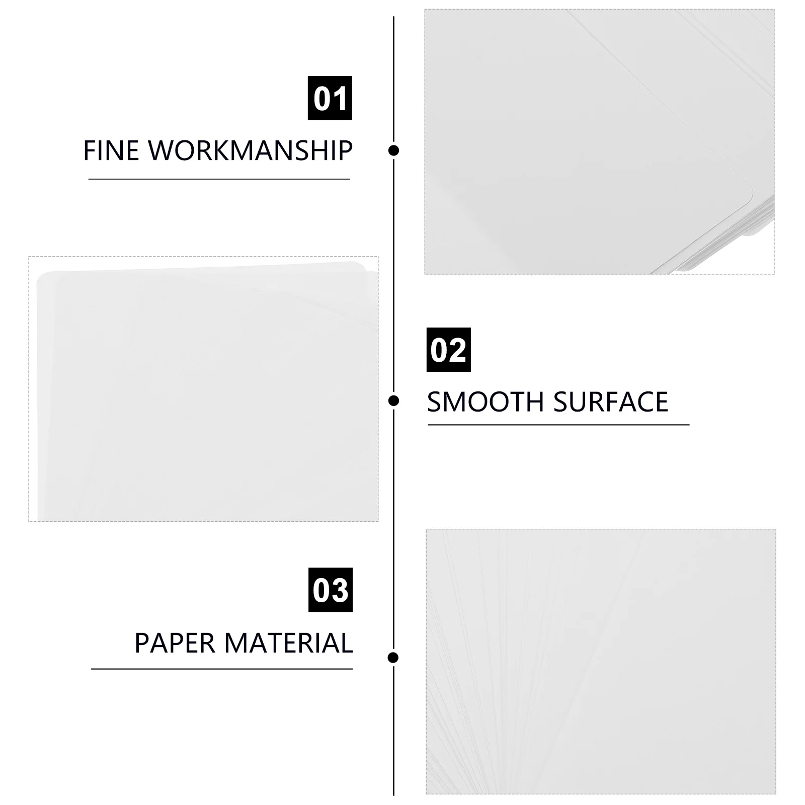 50Pcs Blank Postcards DIY Multifunctional Craft Paper Lightweight Smooth Surface for Painting Tags Souvenirs Gift Cards
50Pcs Blank Postcards DIY Multifunctional Craft Paper Lightweight Smooth Surface for Painting Tags Souvenirs Gift Cards