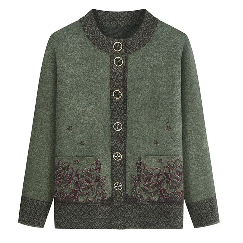 Casual Knitted Top Winter Clothes Women Printting Vintage Autumn Middle Aged Mother's Warm Sweater Coat Woolen Cardigans
Casual Knitted Top Winter Clothes Women Printting Vintage Autumn Middle Aged Mother's Warm Sweater Coat Woolen Cardigans