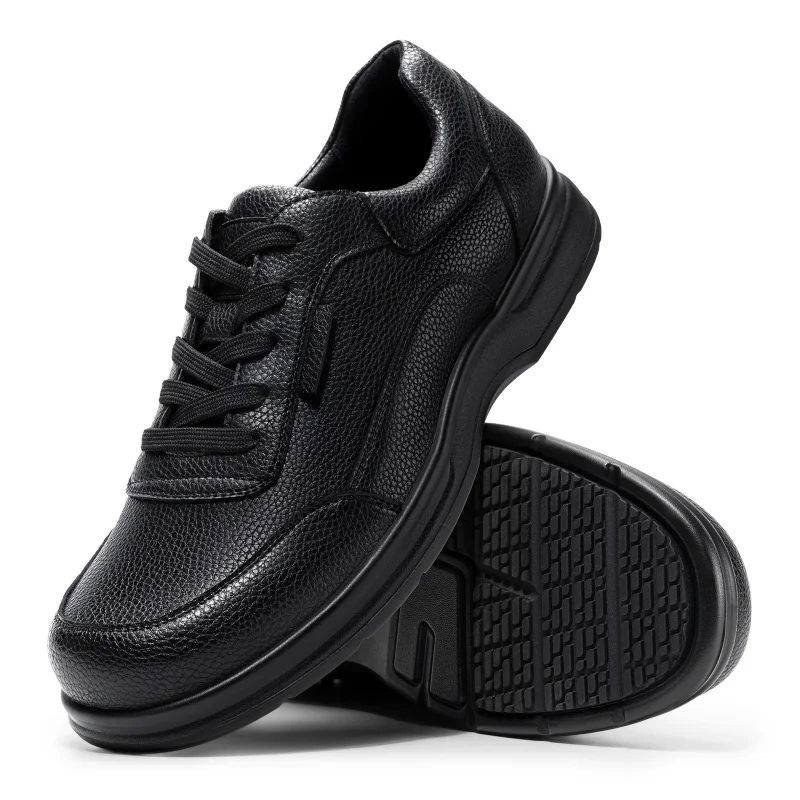 Fitville Men'S Business Leather Shoes Wide Design Casual Oxford Shoe Non-Slip Water-Repellent For Swollen Feet With Arch Support
Fitville Men'S Business Leather Shoes Wide Design Casual Oxford Shoe Non-Slip Water-Repellent For Swollen Feet With Arch Support