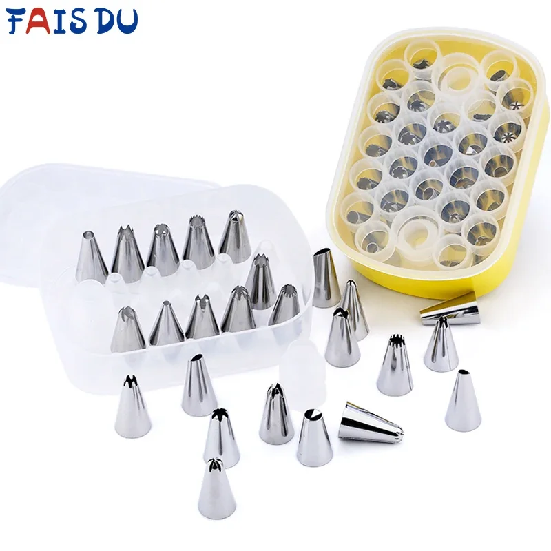 FAIS DU 24pcs Silk Flower Tool With Storage Box Baking Cake Tools Items Stainless Steel Nozzle Pastry Tools Accessories Bakery
FAIS DU 24pcs Silk Flower Tool With Storage Box Baking Cake Tools Items Stainless Steel Nozzle Pastry Tools Accessories Bakery