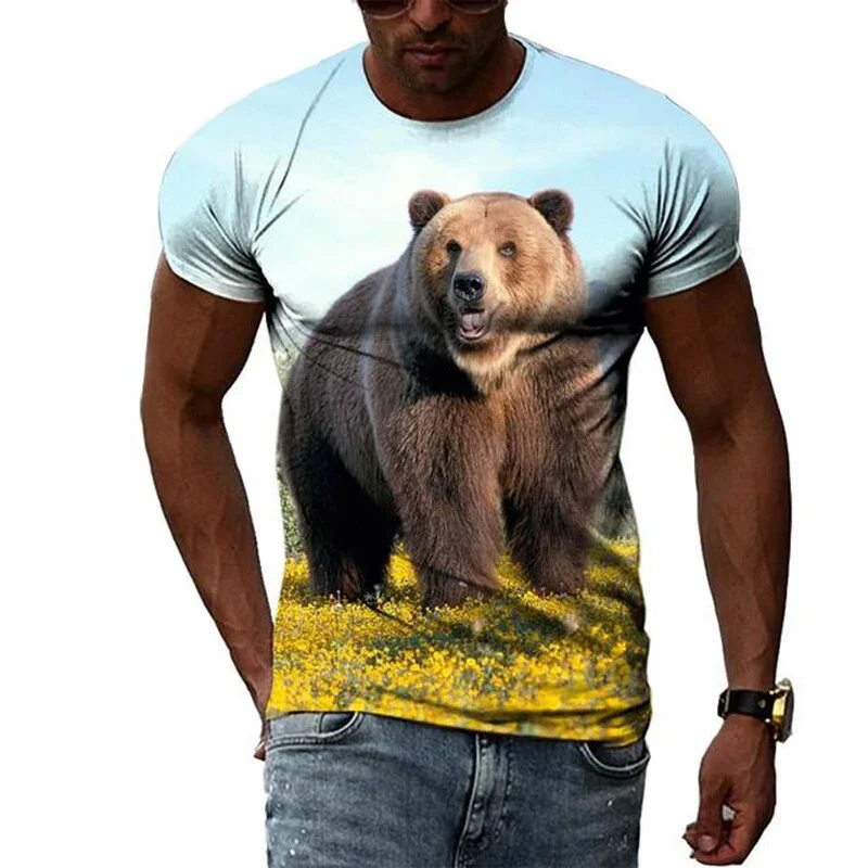 Brown Bear Summer Harajuku Design Fashion Men T shirt Hot Summer 3D All Over Printed Tee Tops shirts Unisex T shirt
Brown Bear Summer Harajuku Design Fashion Men T shirt Hot Summer 3D All Over Printed Tee Tops shirts Unisex T shirt