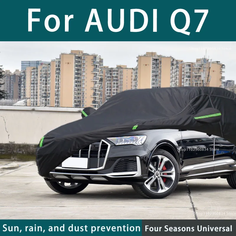 For Audi Q7 210T Full Car Covers Outdoor Sun Uv Protection Dust Rain Snow Protective Anti-hail Car Cover Auto Black Cover
For Audi Q7 210T Full Car Covers Outdoor Sun Uv Protection Dust Rain Snow Protective Anti-hail Car Cover Auto Black Cover