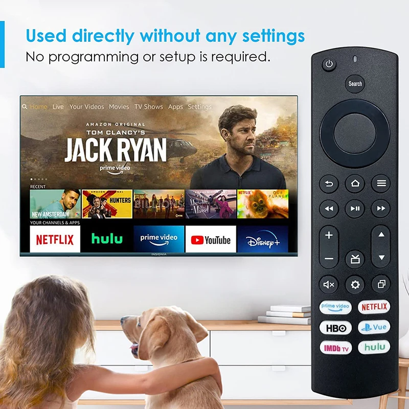 Universal Replacement IR Remote Control For Toshiba Insignia Fire Smart TV CT-RU1US-21 NS-RCFNA-21 NS-RCFNA-20 CT-RC1US-19
Universal Replacement IR Remote Control For Toshiba Insignia Fire Smart TV CT-RU1US-21 NS-RCFNA-21 NS-RCFNA-20 CT-RC1US-19