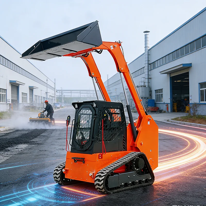 Customized All Terrain Mini Skid Steer Loader Track Type Crawler Skid Loader for Wet Construction Farm Working Environments
Customized All Terrain Mini Skid Steer Loader Track Type Crawler Skid Loader for Wet Construction Farm Working Environments