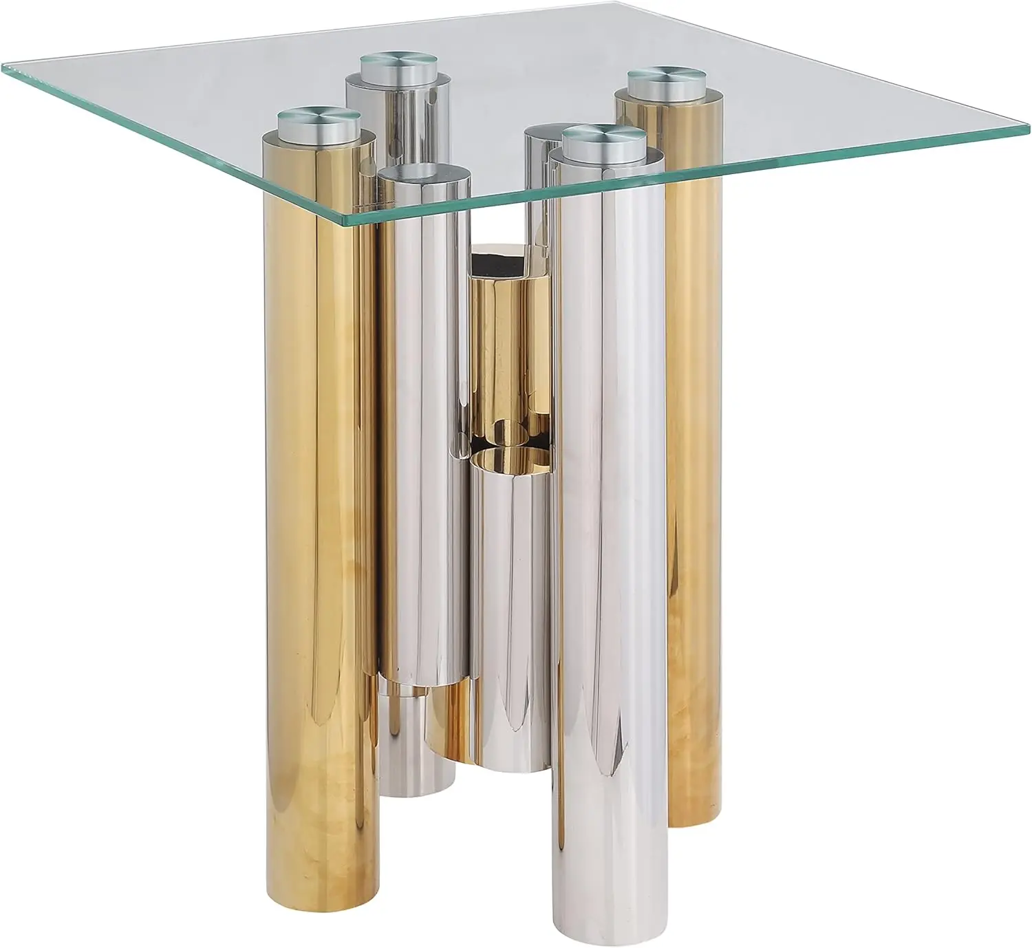 Clear Glass End Table With Gold Silver Irregular Stainl Steel Base Luxury Rectangular Sofa Side End Table For Living Room
Clear Glass End Table With Gold Silver Irregular Stainl Steel Base Luxury Rectangular Sofa Side End Table For Living Room