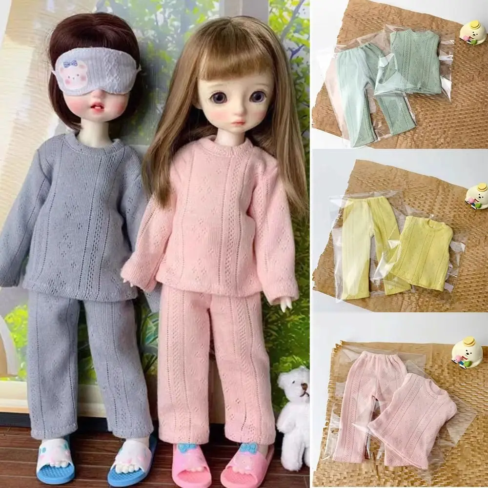 Cute Pajamas Clothes Fashion DIY Accessories Soft Sleep Pants Simple Mini Knitted Elastic Sleep Clothes for 1/6 BJD 30cm Dolls
Cute Pajamas Clothes Fashion DIY Accessories Soft Sleep Pants Simple Mini Knitted Elastic Sleep Clothes for 1/6 BJD 30cm Dolls