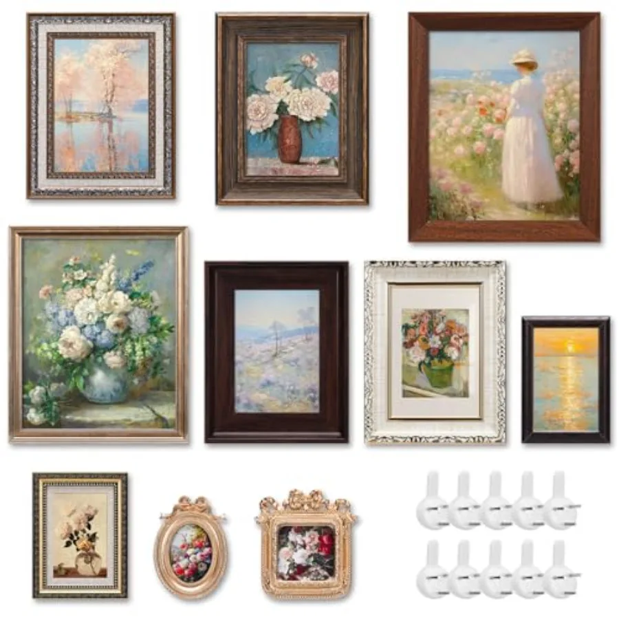10 Pack Vintage Picture Frames for Wall or Tabletop Display Ornate French Country Gallery Frames Farmhouse Antique Wall Decor f
10 Pack Vintage Picture Frames for Wall or Tabletop Display Ornate French Country Gallery Frames Farmhouse Antique Wall Decor f