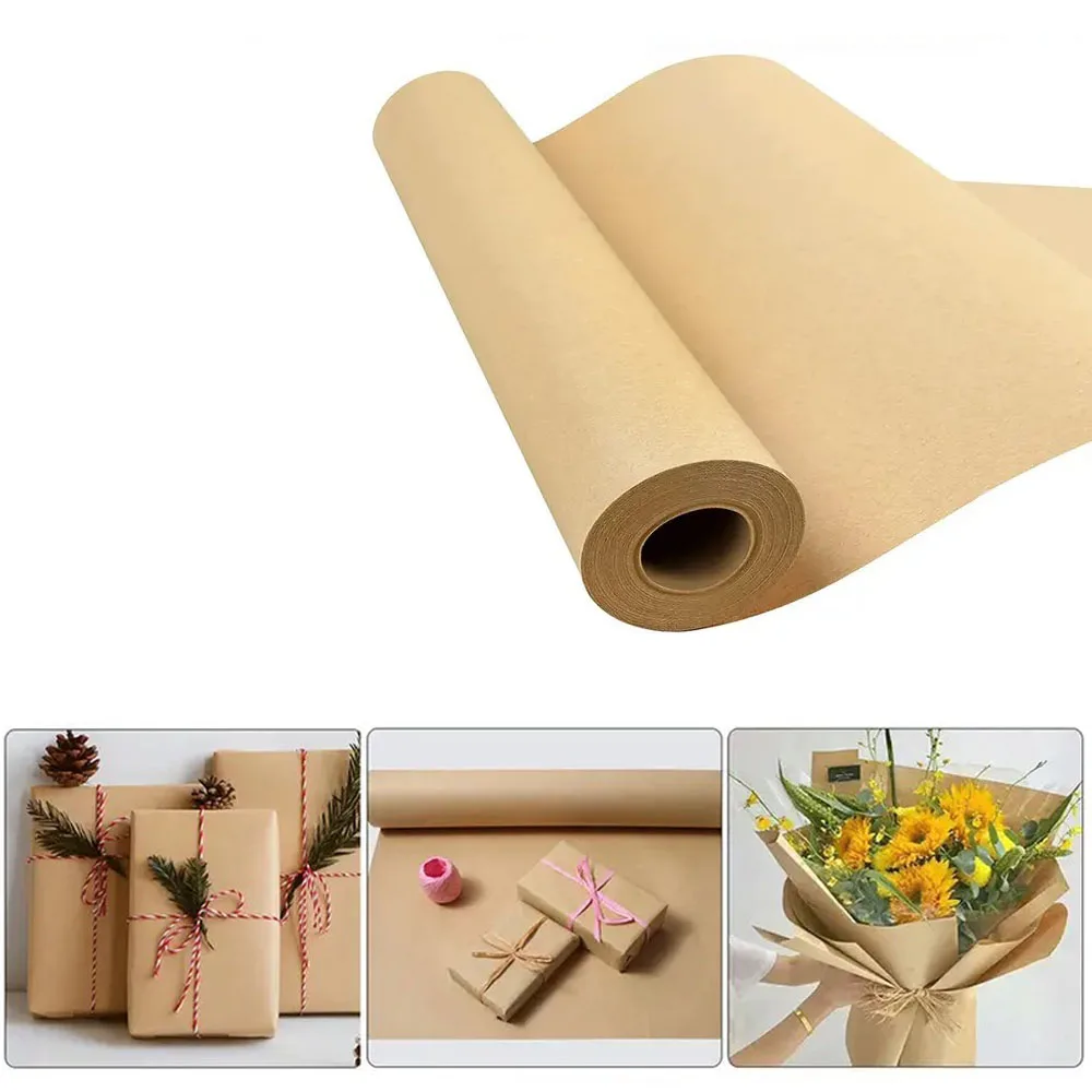 1 Roll 30cmx10m Of Kraft Paper Roll For Gift Wrapping Moving Packing Brown Paper Roll For Painting Bouquet Gift Box Craft Paper
1 Roll 30cmx10m Of Kraft Paper Roll For Gift Wrapping Moving Packing Brown Paper Roll For Painting Bouquet Gift Box Craft Paper