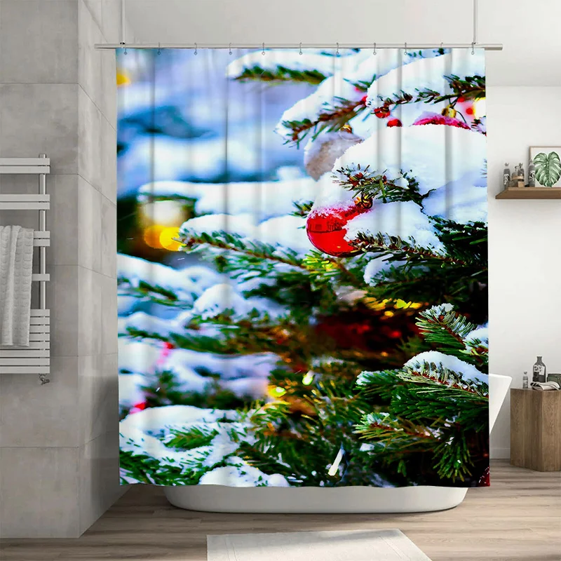 Tuniu Зимний лес Рождественская занавеска для душа Праздничные вечнозеленые деревья Снежный пейзаж Праздничный декор Уютный набор для ванной комнаты Волшебный Nat
Tuniu Зимний лес Рождественская занавеска для душа Праздничные вечнозеленые деревья Снежный пейзаж Праздничный декор Уютный набор для ванной комнаты Волшебный Nat