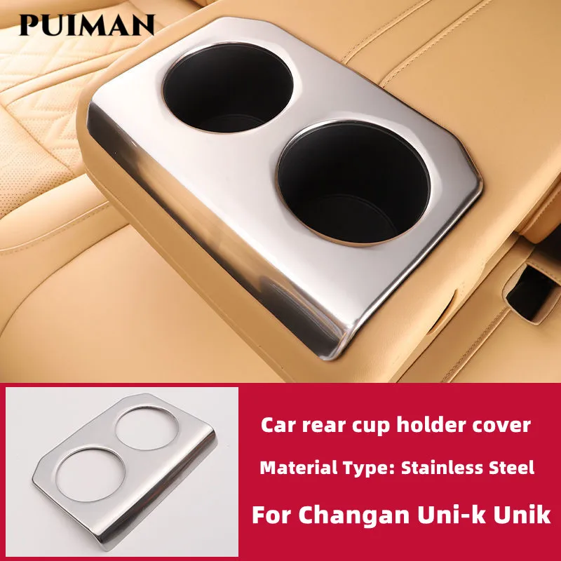 For Changan Uni-k Unik 2021 2022 Stainless steel Cup Holder Cover Decoration Car Rear Seats Armrest Trim Styling Accessories
For Changan Uni-k Unik 2021 2022 Stainless steel Cup Holder Cover Decoration Car Rear Seats Armrest Trim Styling Accessories