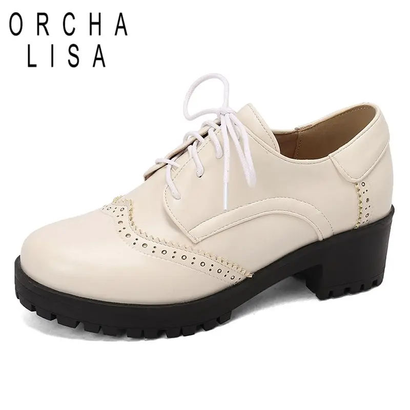 ORCHA LISA Роскошные винтажные женские туфли-лодочки с круглым носком на массивном каблуке 5 см, на платформе со шнуровкой, большой размер 43, 44 45, женские повседневные туфли-оксфорды
ORCHA LISA Роскошные винтажные женские туфли-лодочки с круглым носком на массивном каблуке 5 см, на платформе со шнуровкой, большой размер 43, 44 45, женские повседневные туфли-оксфорды
