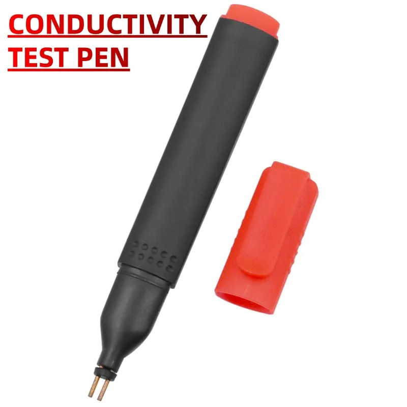 Conductivity Test Pen Ground Tester For Grounding Pad, Bed Sheet, Pillowcase, Wristband Conductive Testing Pen Testing Tools
Conductivity Test Pen Ground Tester For Grounding Pad, Bed Sheet, Pillowcase, Wristband Conductive Testing Pen Testing Tools