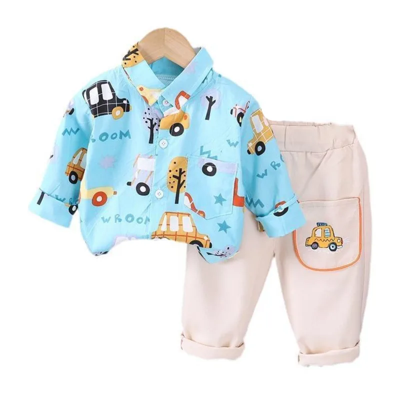 New Spring Autumn Fashion Baby Boys Clothes Suit Children Shirt Pants 2Pcs/Sets Toddler Casual Cartoon Costume Kids Sportswear
New Spring Autumn Fashion Baby Boys Clothes Suit Children Shirt Pants 2Pcs/Sets Toddler Casual Cartoon Costume Kids Sportswear