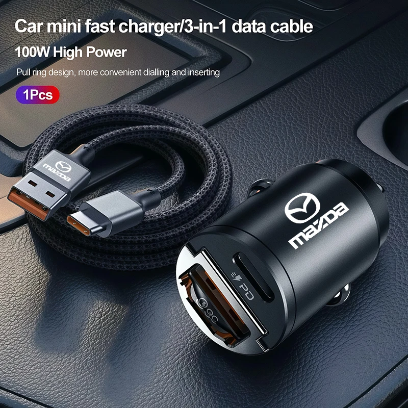 Mini USB Car Quick Charger Data Line/Cigarette Lighter Convert Plug For Mazda 3 CX5 CX30 MX5 CX3 CX9 CX7 MX3 MX6 CX50 CX60 CX70
Mini USB Car Quick Charger Data Line/Cigarette Lighter Convert Plug For Mazda 3 CX5 CX30 MX5 CX3 CX9 CX7 MX3 MX6 CX50 CX60 CX70