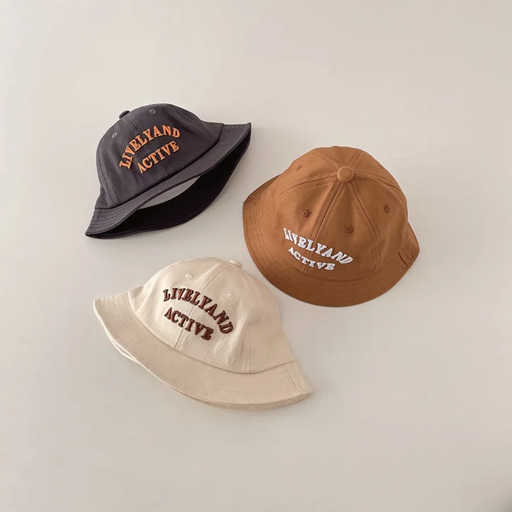 Cute Breathable Bucket Hat Solid Color Korean Letters Sun Hat Sunshade Summer Beach Cap Kid
Cute Breathable Bucket Hat Solid Color Korean Letters Sun Hat Sunshade Summer Beach Cap Kid