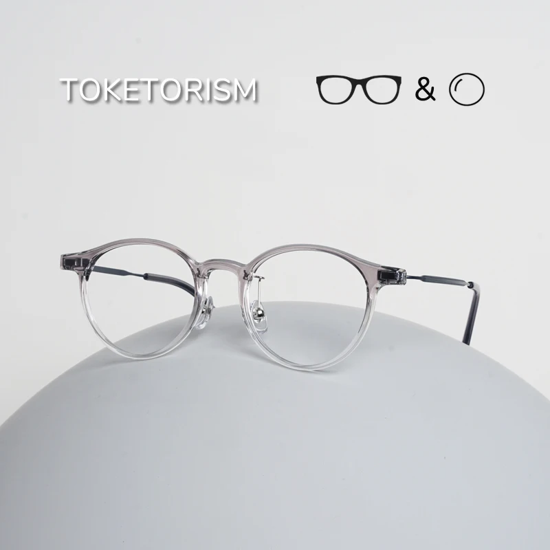 Toketorism Round Frame Prescription Glasses Custom Women Myopia Glasses Man Anti Blue Light
Toketorism Round Frame Prescription Glasses Custom Women Myopia Glasses Man Anti Blue Light