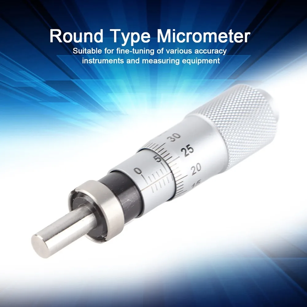 0-13mm Range Micrometer Head Flat Head 0.01mm Accuracy Inside Micrometer With Nut Ball Head Precision Micrometer
0-13mm Range Micrometer Head Flat Head 0.01mm Accuracy Inside Micrometer With Nut Ball Head Precision Micrometer