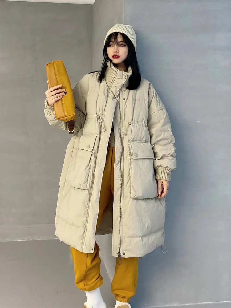 Casual 2023 New Winter Long Puffer Jacket 90% White Duck Down Coat Women Outwear Female Stand Collar Loose Warm Parkas
Casual 2023 New Winter Long Puffer Jacket 90% White Duck Down Coat Women Outwear Female Stand Collar Loose Warm Parkas