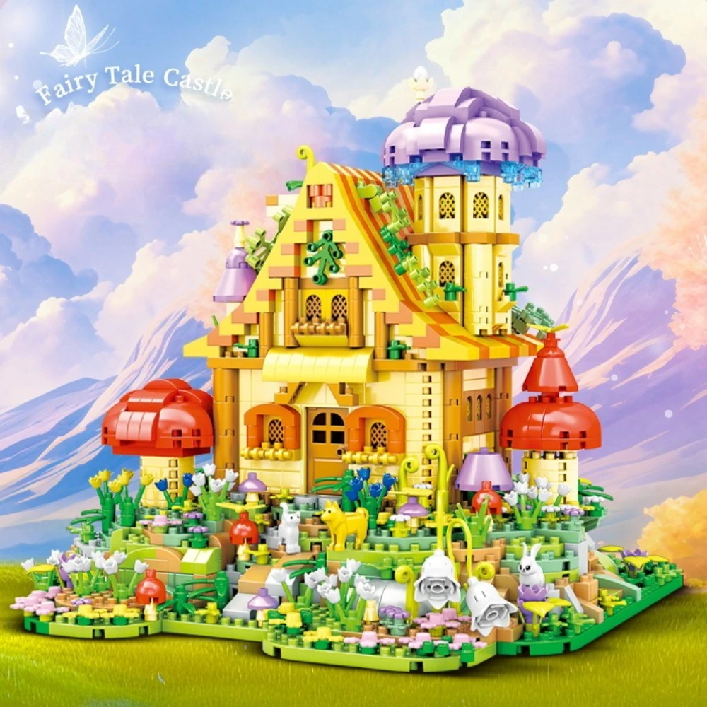 MOC Fairy Mushroom Castle Building Blocks Set Tale Animal Tree Flower Hut Toys For Children Birthday Holiday Special Day Gifts
MOC Fairy Mushroom Castle Building Blocks Set Tale Animal Tree Flower Hut Toys For Children Birthday Holiday Special Day Gifts