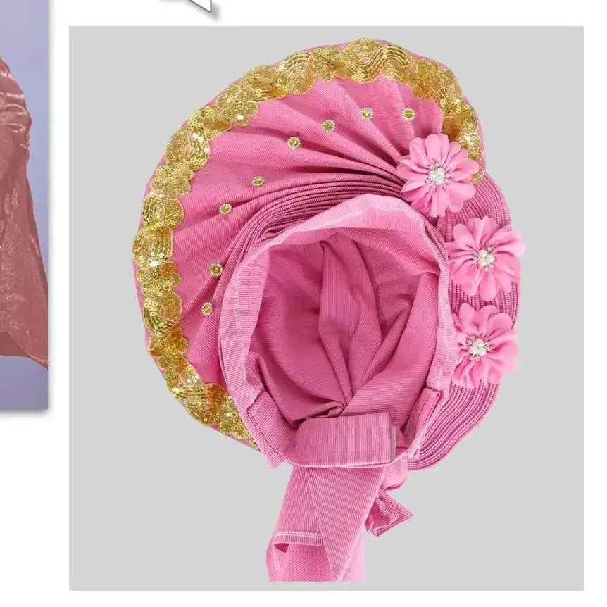 New African Auto Gele Headties Nigeria Wedding Geles Already Made Headwear Women Hijab Bonnet Turban Cap Head Wrap Hat Headgear
New African Auto Gele Headties Nigeria Wedding Geles Already Made Headwear Women Hijab Bonnet Turban Cap Head Wrap Hat Headgear